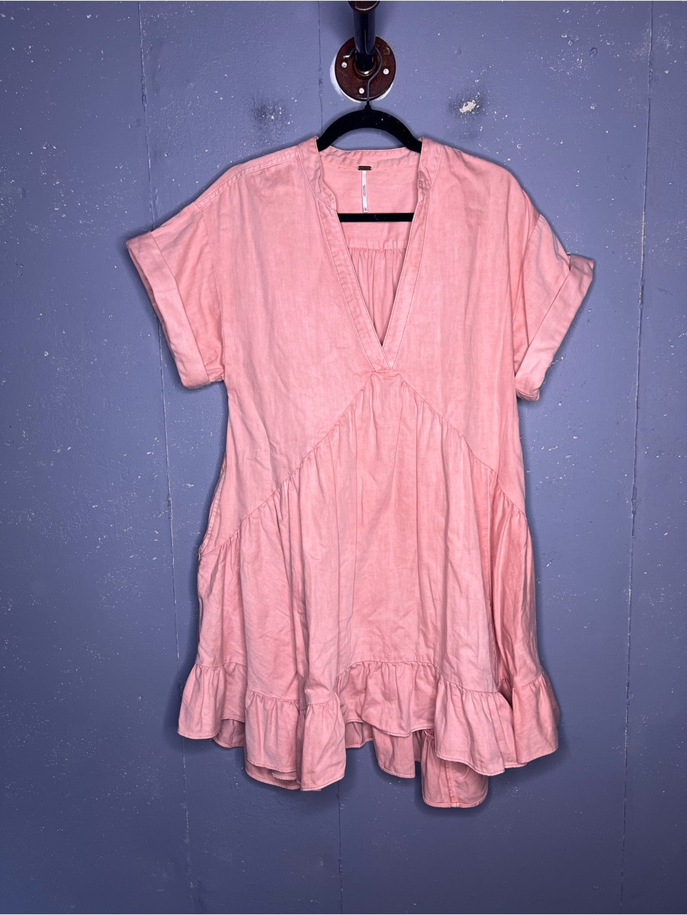 Free People Agnes Denim Dress XS - Picture 2 of 5